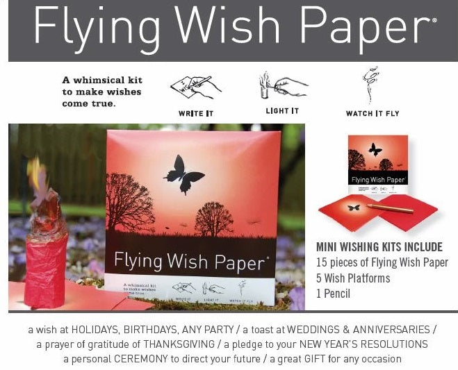 Make a Wish Flying Wish Kit - DragonSpace Gift Shop