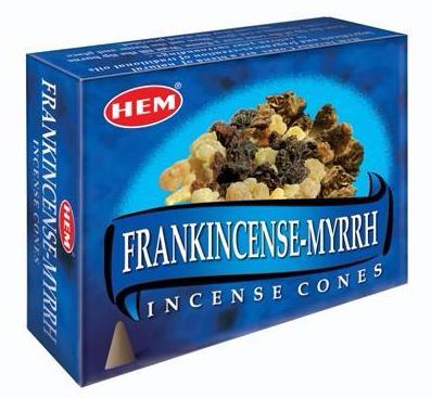 Frankincense-Myrrh Incense Cones -- DragonSpace