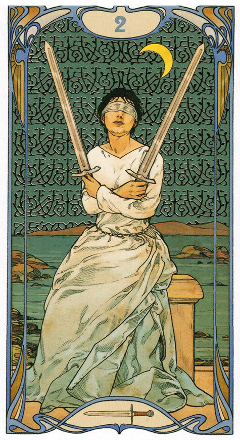 Golden Art Nouveau Tarot