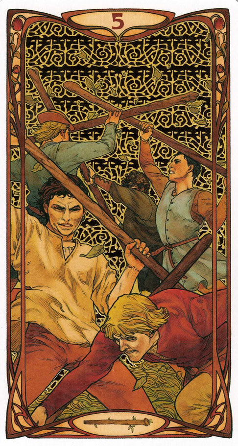 Golden Art Nouveau Tarot