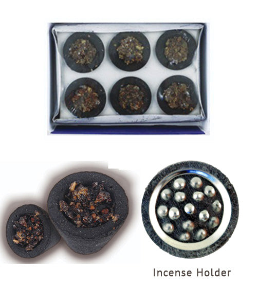 Seven Chakra Resin Incense Cups
