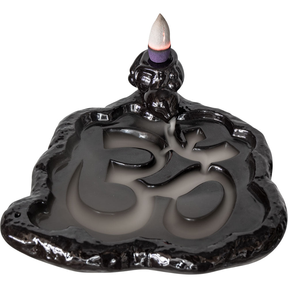 Om Backflow Incense Burner