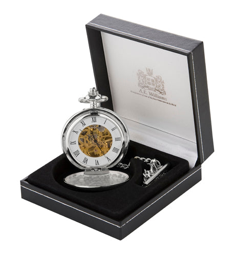 Two Tone Welsh Dragon Pocket Watch