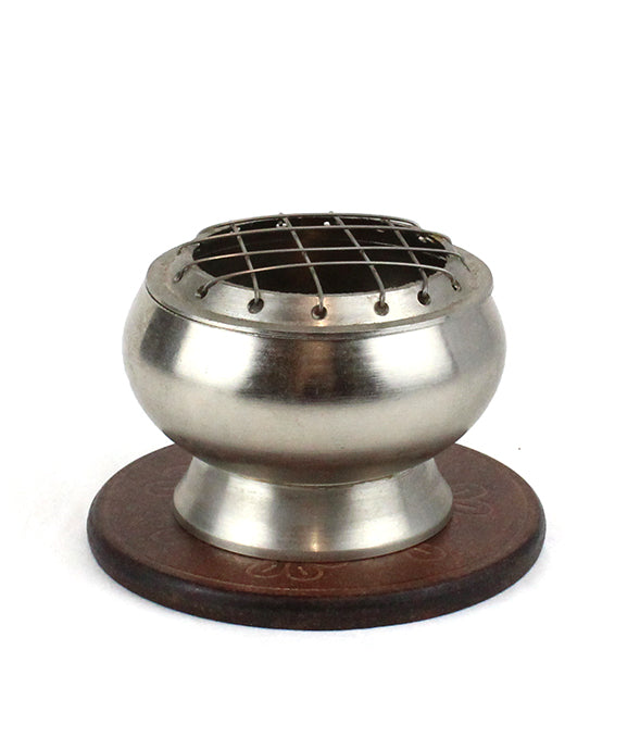 Pewter Screen Charcoal Burner