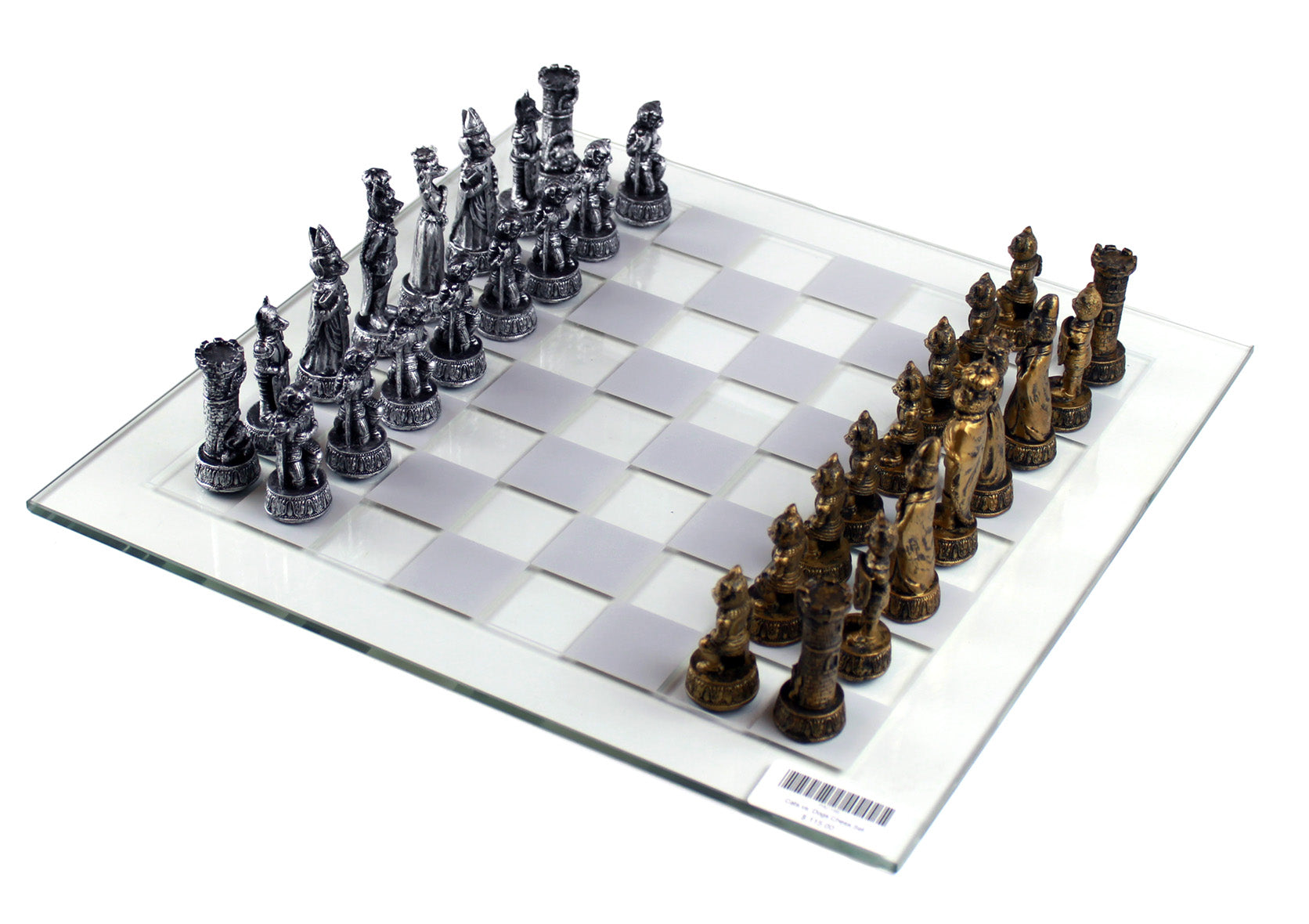 Cats vs. Dogs Chess Set