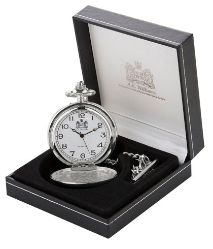 Triag Knot with Stone Pocket Watch