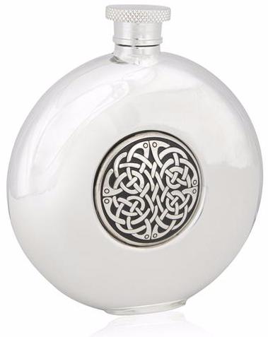 Neverending Knot Round Flask