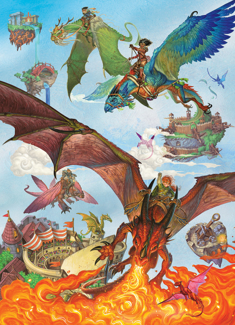 Dragon Flight Family Puzzle (350 Pieces)
