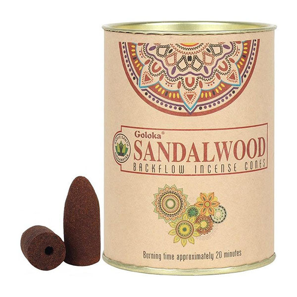 Sandalwood Backflow Incense Cones