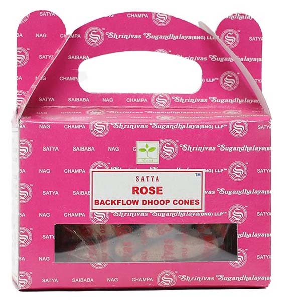 Rose Backflow Incense Cones