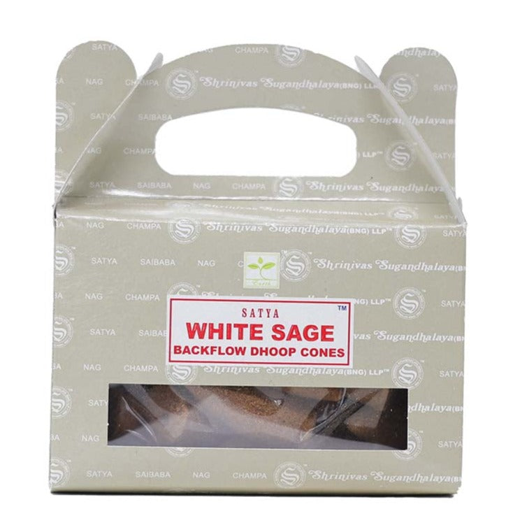 White Sage Backflow Incense Cones