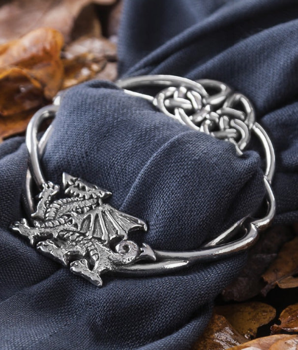 Celtic Stag Scarf Ring