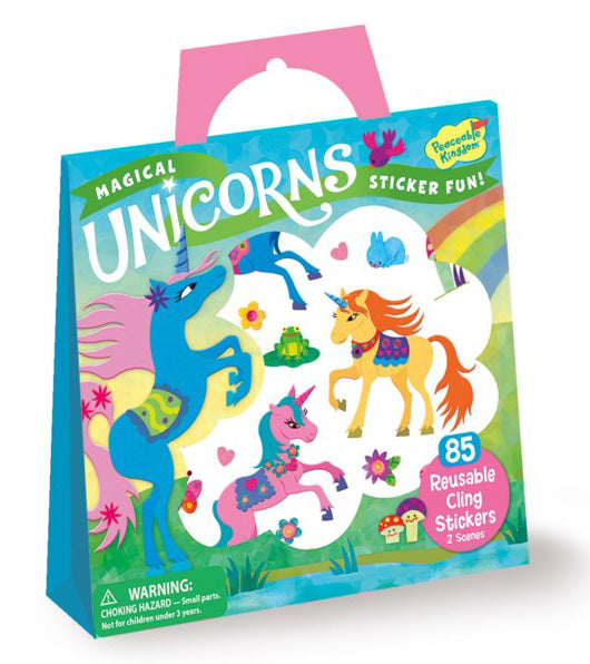 Unicorns Reusable Sticker Tote