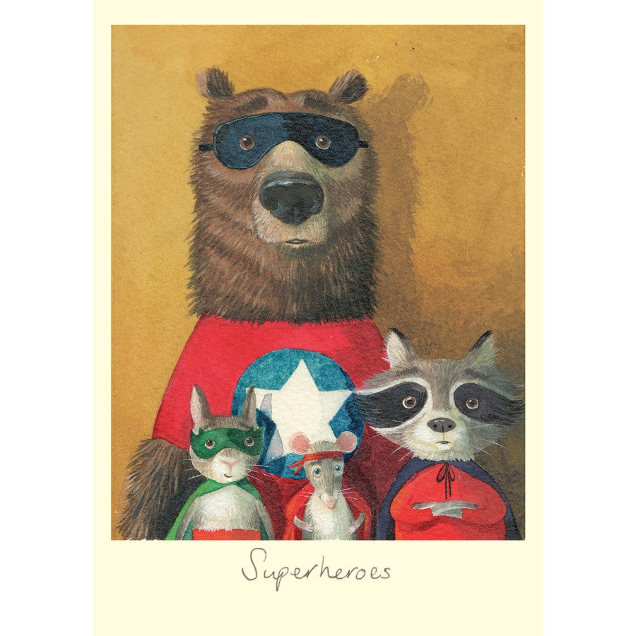 Superheroes Card