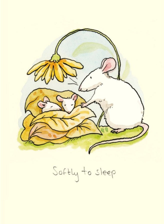 Softly to Sleep Card