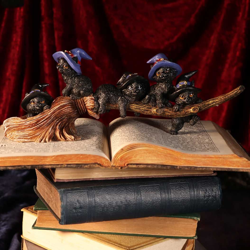 Purrfect Broomstick Kitties