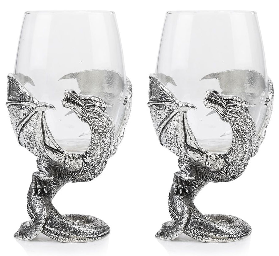 Dragon Wine Glass Pair
