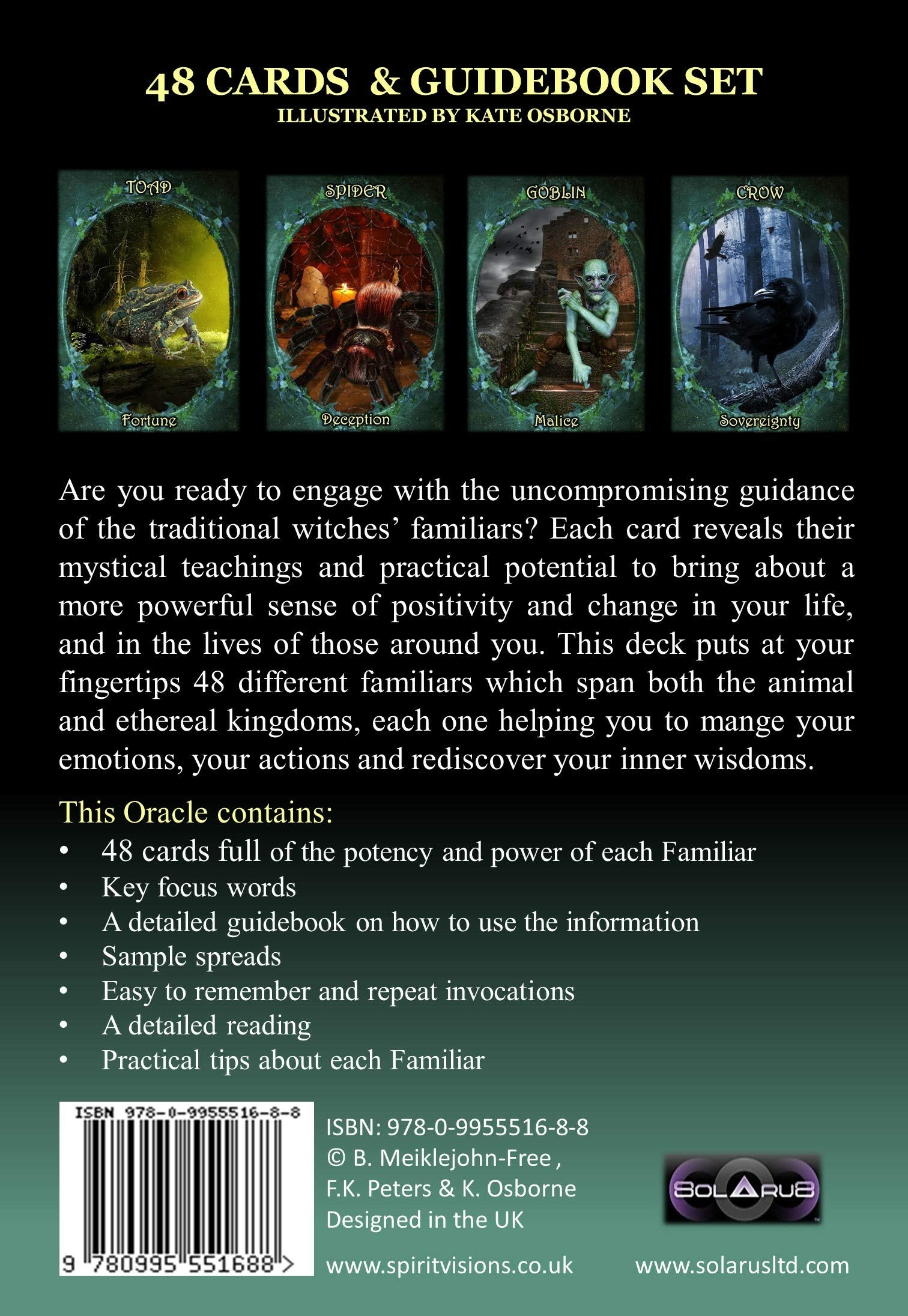 Witches' Familiars Oracle Cards