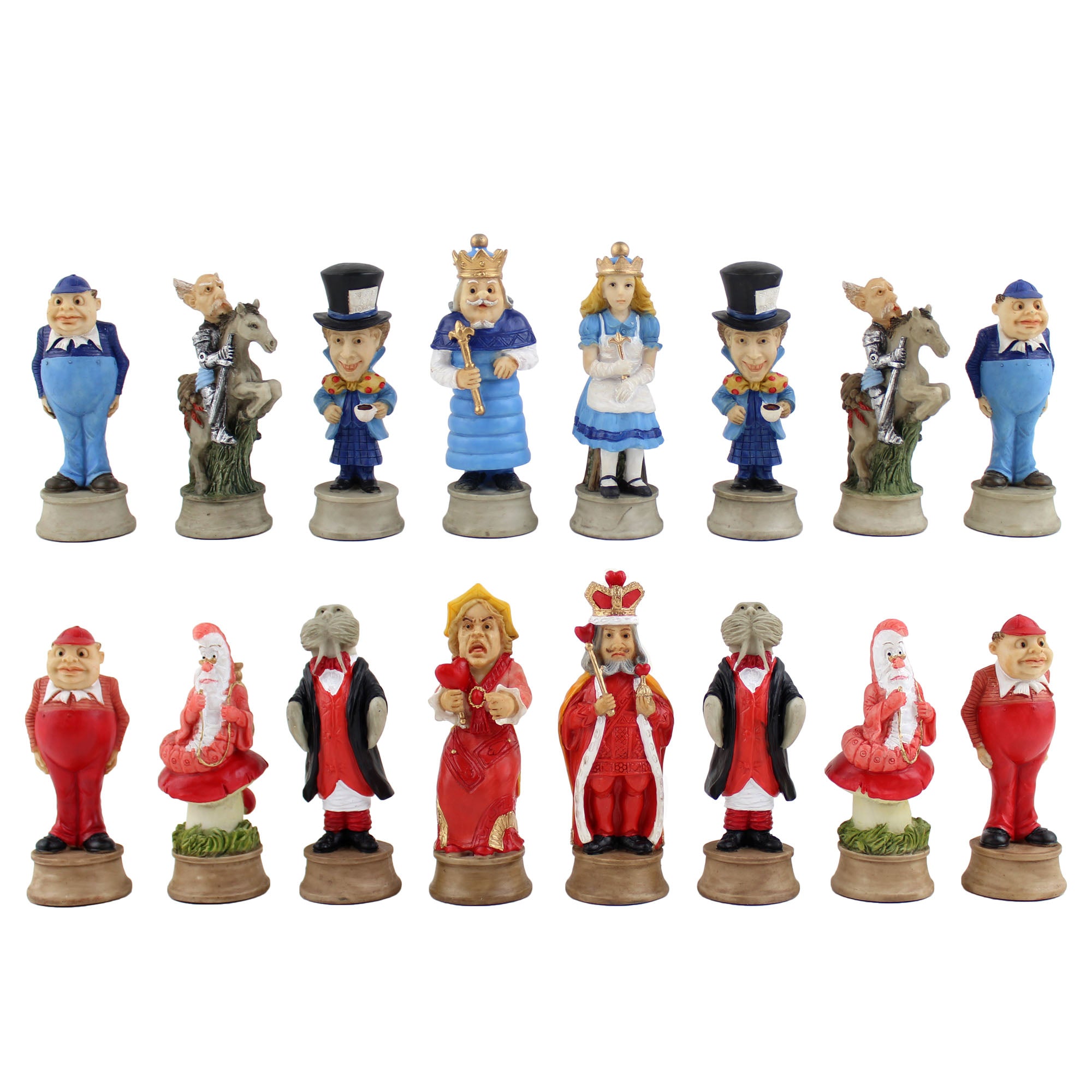Alice in Wonderland Chess Pieces -- DragonSpace