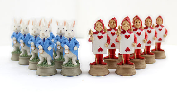 Alice in Wonderland Chess Pieces -- DragonSpace