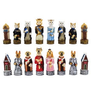Cats & Dogs Chess Pieces -- DragonSpace