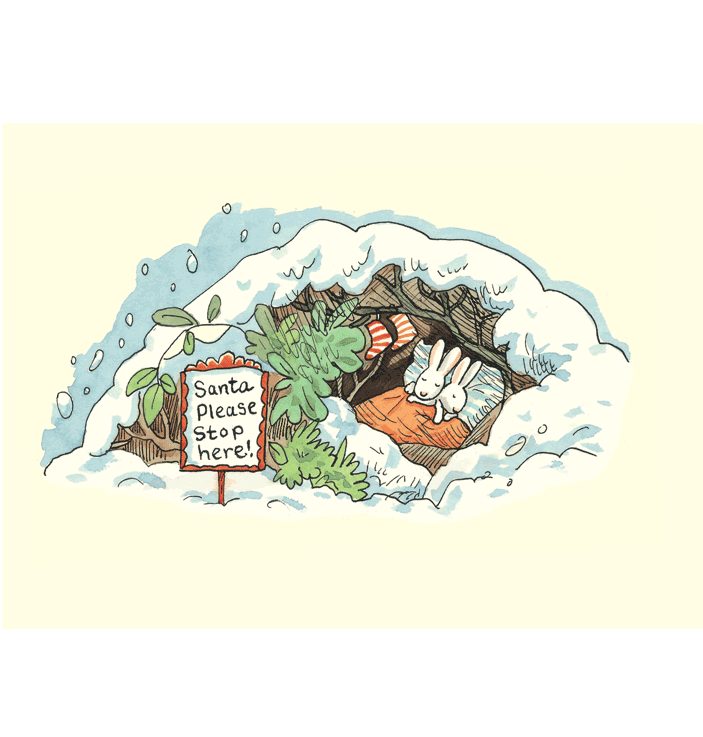 Santa Please Stop Here Card